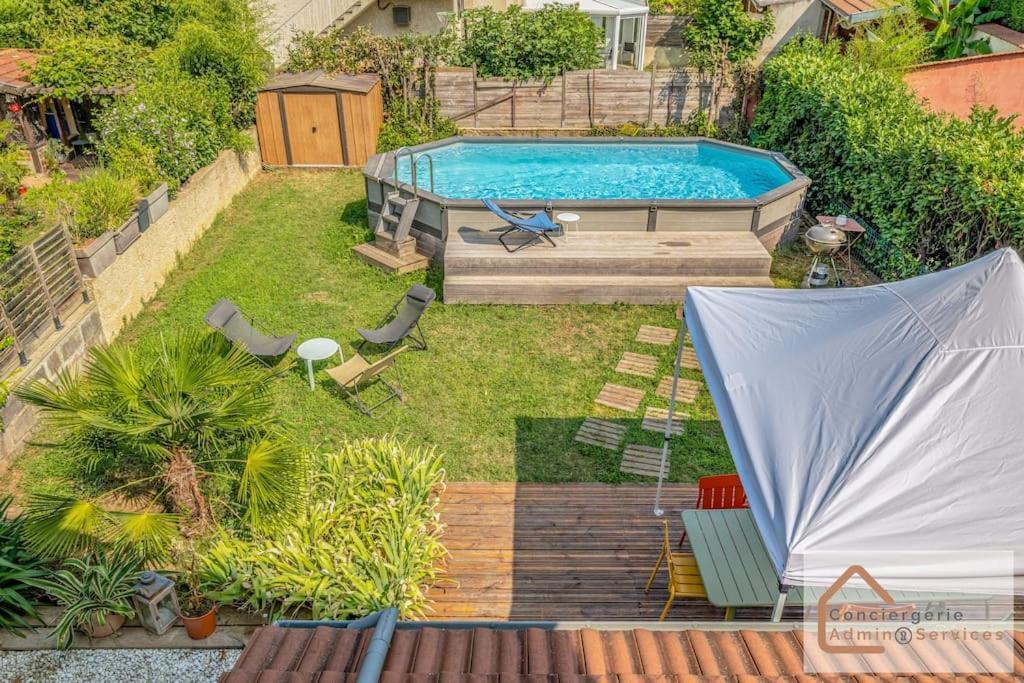 Maison A Lyon Parilly Avec Piscine, Jardin, Parking Prive & Proche Eurexpo Vénissieux Екстериор снимка